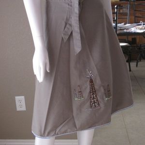 Vintage Shirley Gadol Oil Wrap Around Skirt